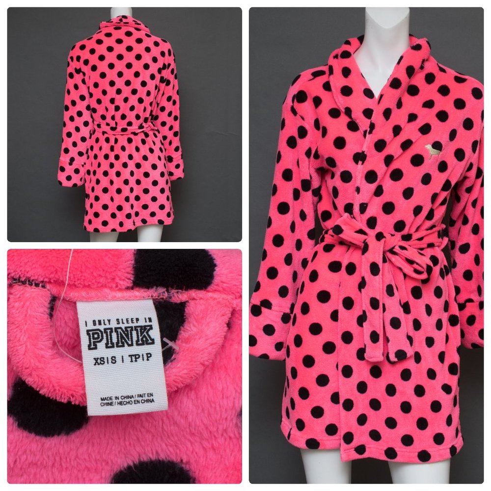 COPY - Victoria's Secret PINK Belted Robe XS Pink…